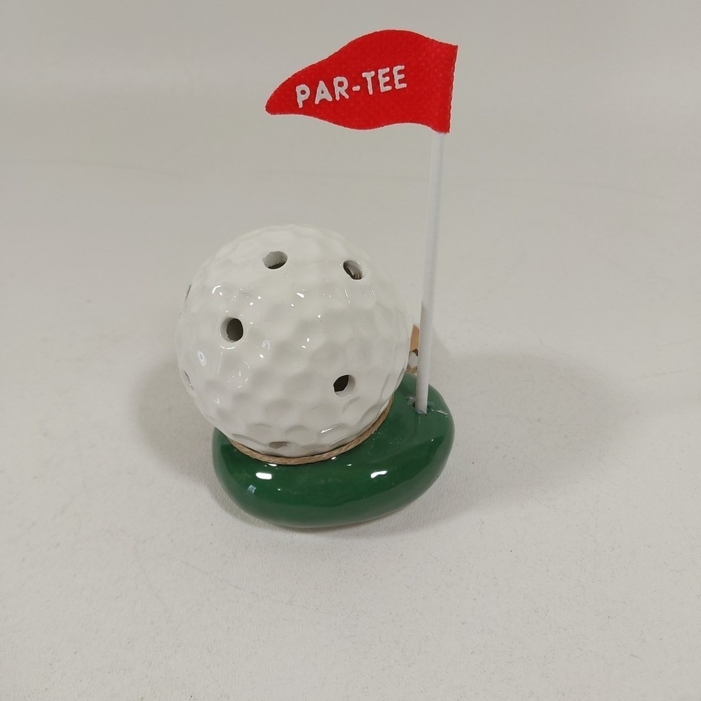 Mud Pie Golf Ball Light Up‎ Sitter; 4 1/4" X 2 1/2"